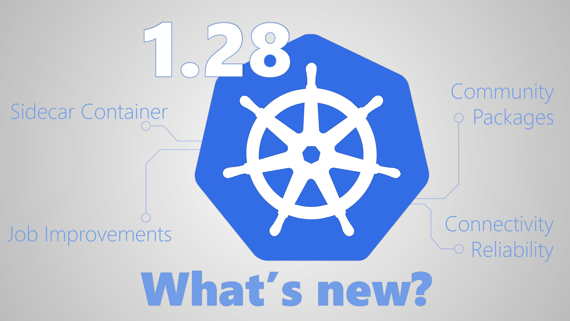 Kubernetes 1.28 - What's new? Sidecar containers, Job optimizations, Better Proxys